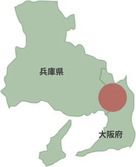 出張対応地域の地図イラスト